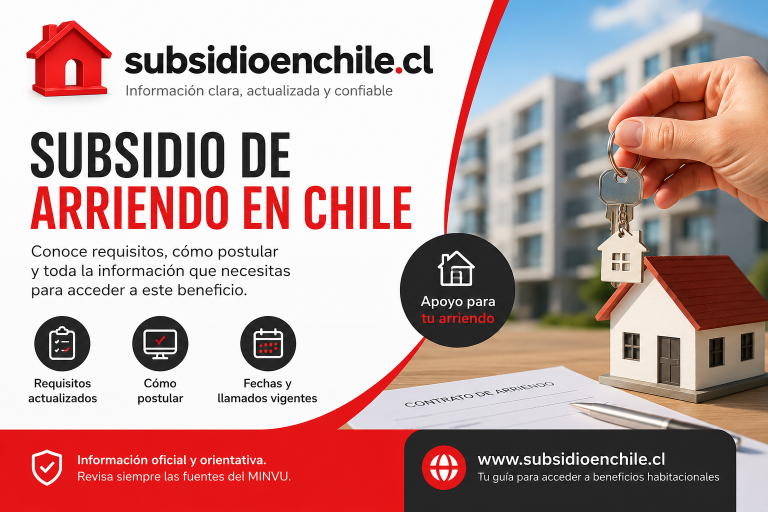 Imagen ilustrativa sobre subsidio de arriendo en Chile: requisitos, postulación y datos importantes