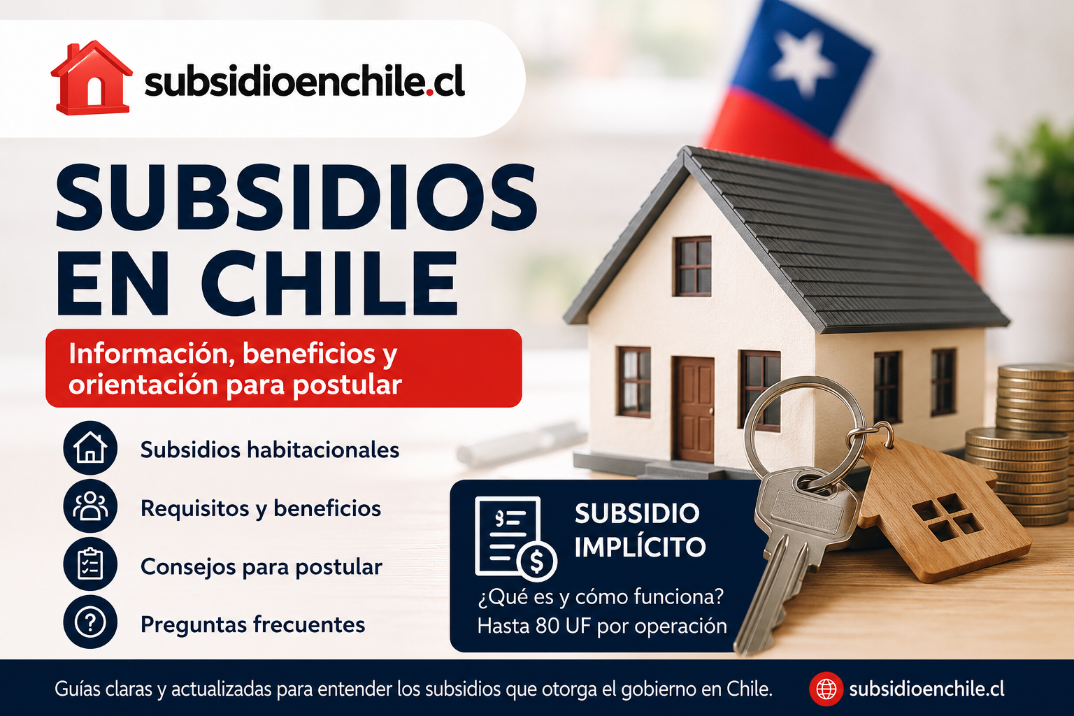 Imagen ilustrativa sobre subsidios en Chile: beneficios, requisitos y cómo postular